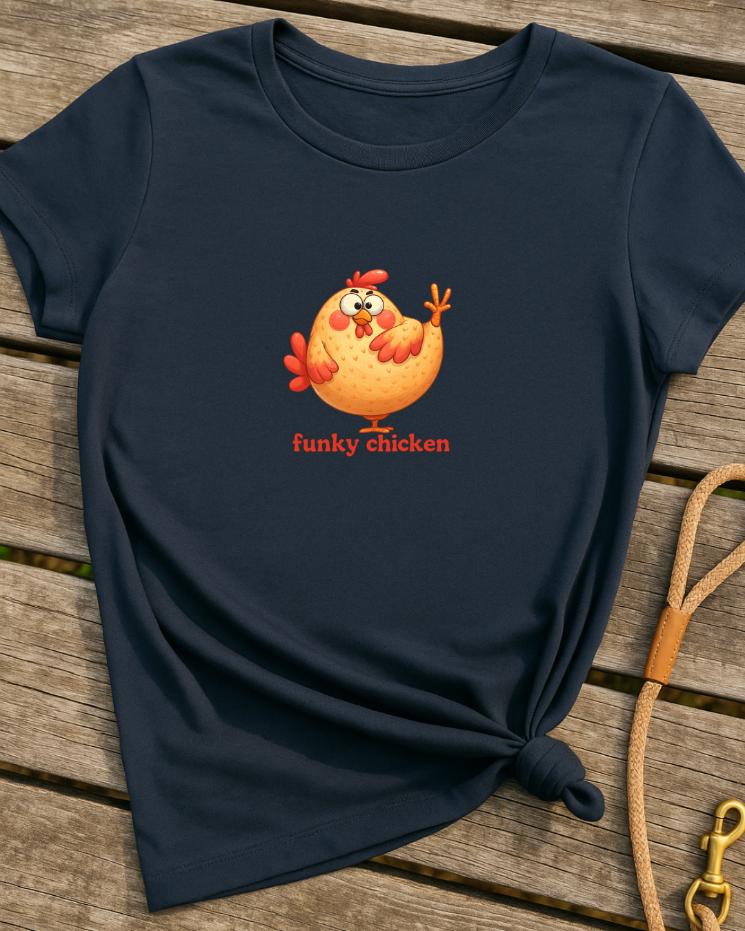 funky chicken: Unisex classic tee