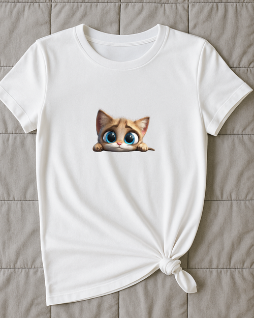 blue eyed kitten: Unisex classic tee